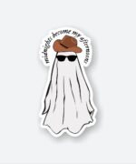 Midnights Become My Afternoon Ghost Sticker