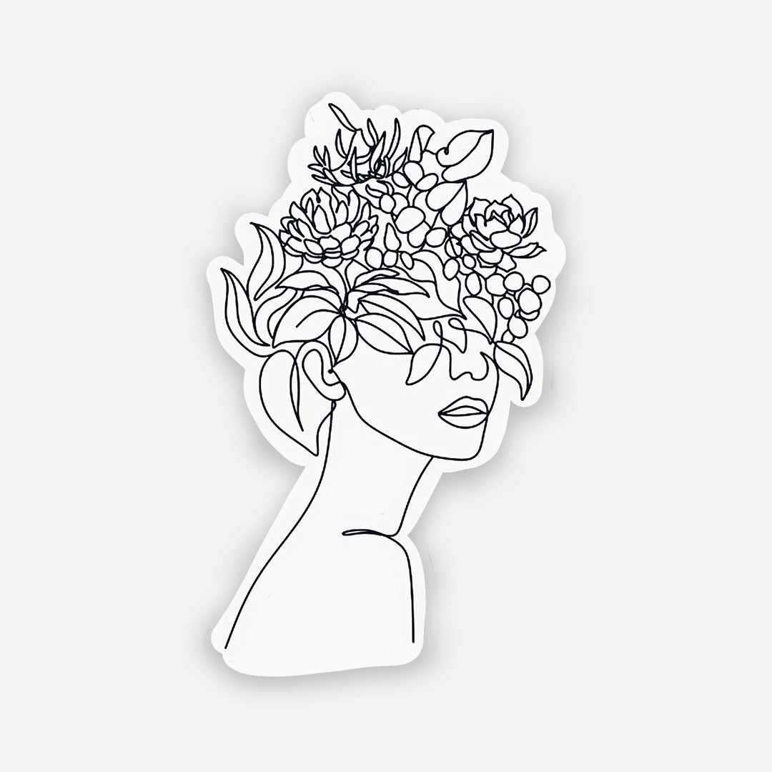 Mind Like A Flower Sticker