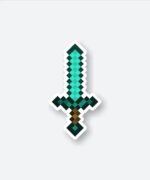 Minecraft Sword Sticker