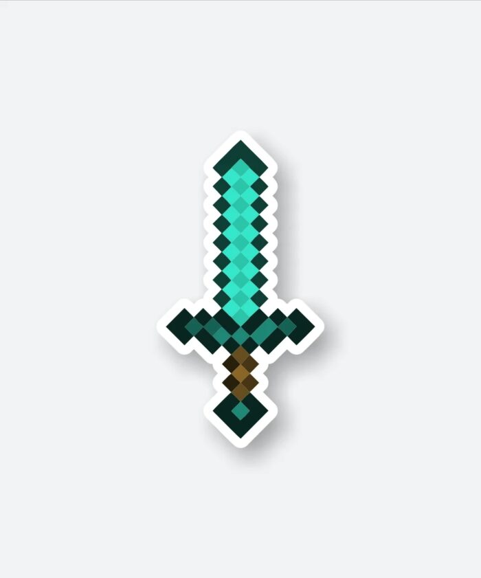 Minecraft Sword Sticker