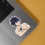 Minimalist Gray Fullbuster Anime Stickers