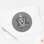 Misfit Love Jack Skellington Classic Round Sticker