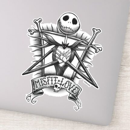 Misfit Love Jack Skellington Sticker