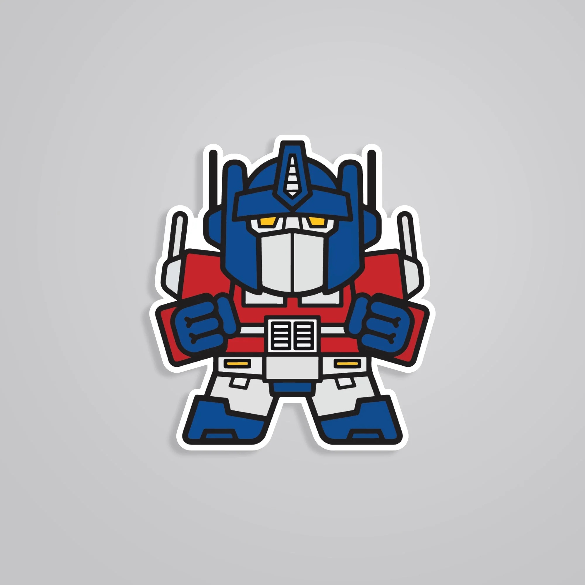 Mitesized Optimus Prime Movies Stickers