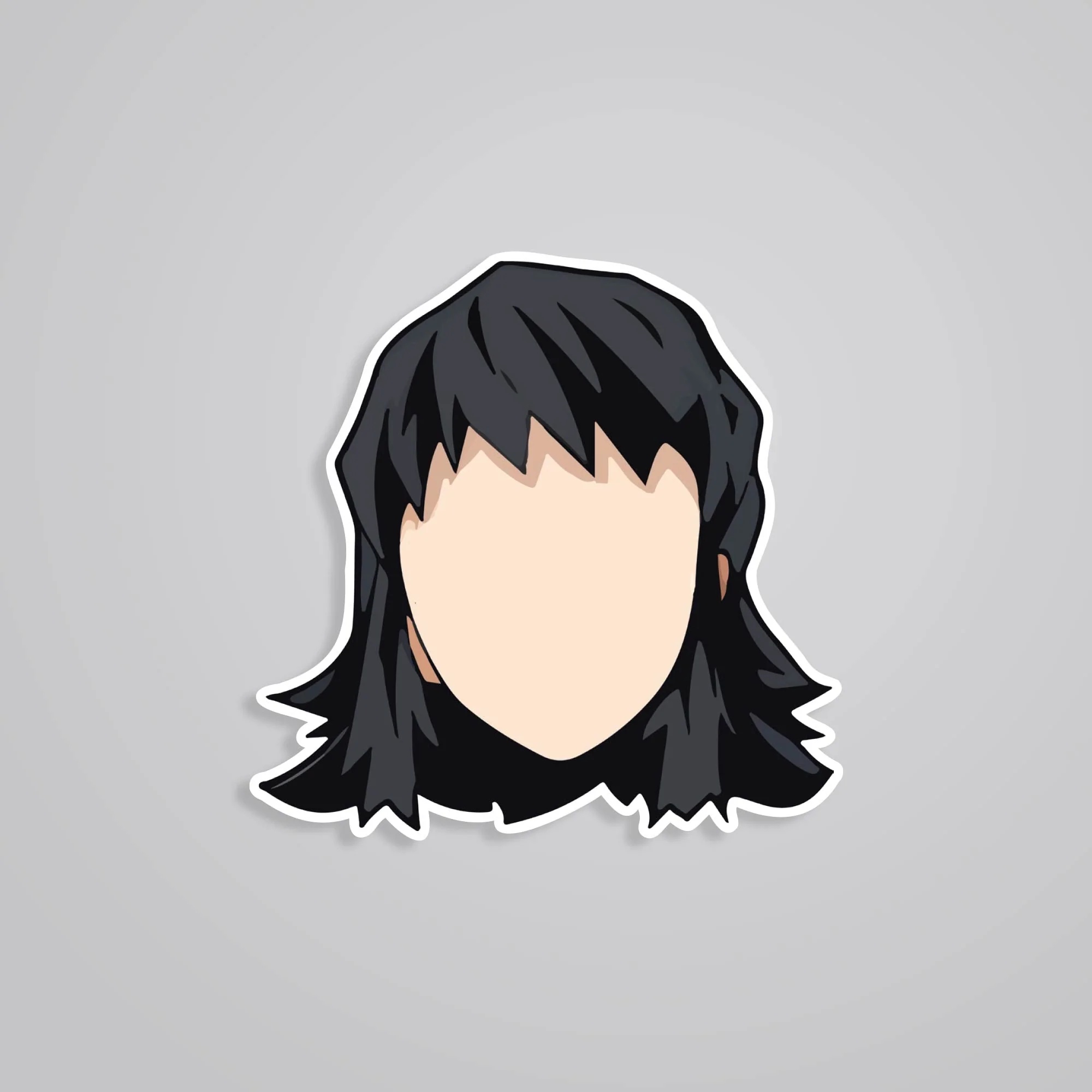 Mitsuri Kanroji Minimalist Anime Stickers