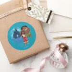 Moana Maui Adventures In Oceania Classic Round Sticker