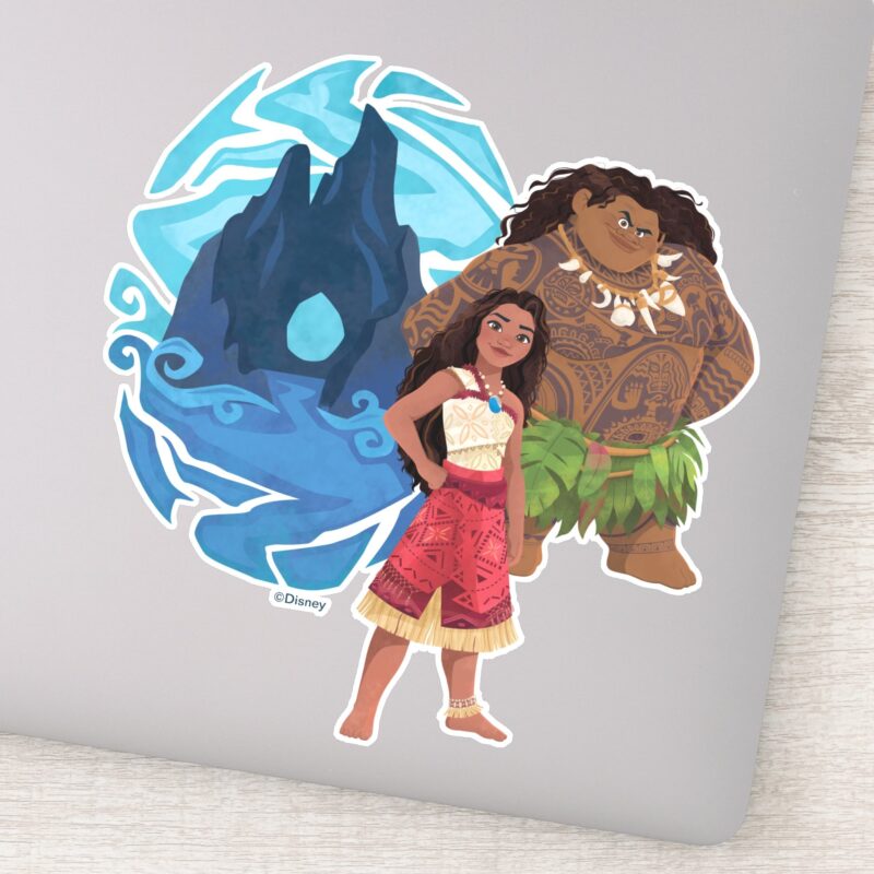 Moana Maui Adventures In Oceania Sticker