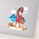 Moana Simea Big Sis Little Sis Sticker