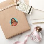 Moana Daughter Of The Sea Classic Round Sticker