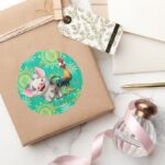 Moana First Mate Top Rooster Classic Round Sticker