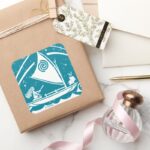 Moana Star Reader Square Sticker