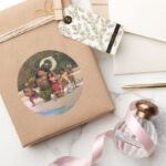 Moana And Crew Classic Round Sticker