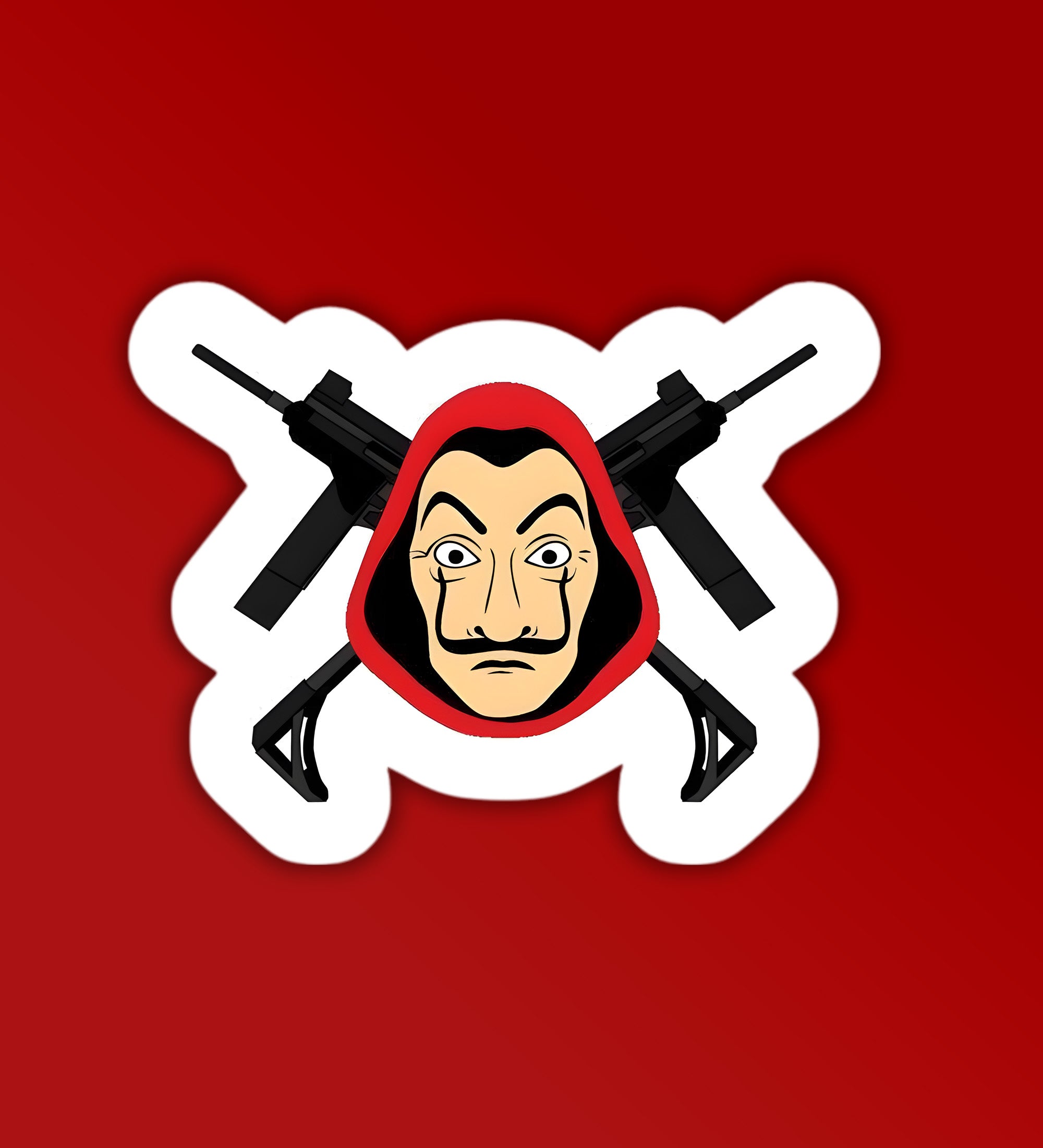 Money Heist Laptop Mobile Sticker Money Heist Laptop Mobile Sticker