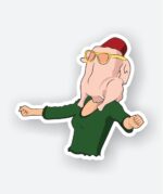 Monicas Turkey Head Sticker