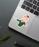 Monicas Turkey Head Sticker