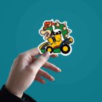 Monster Cart Sticker