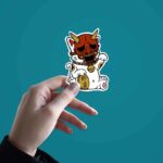 Monster Cat Sticker