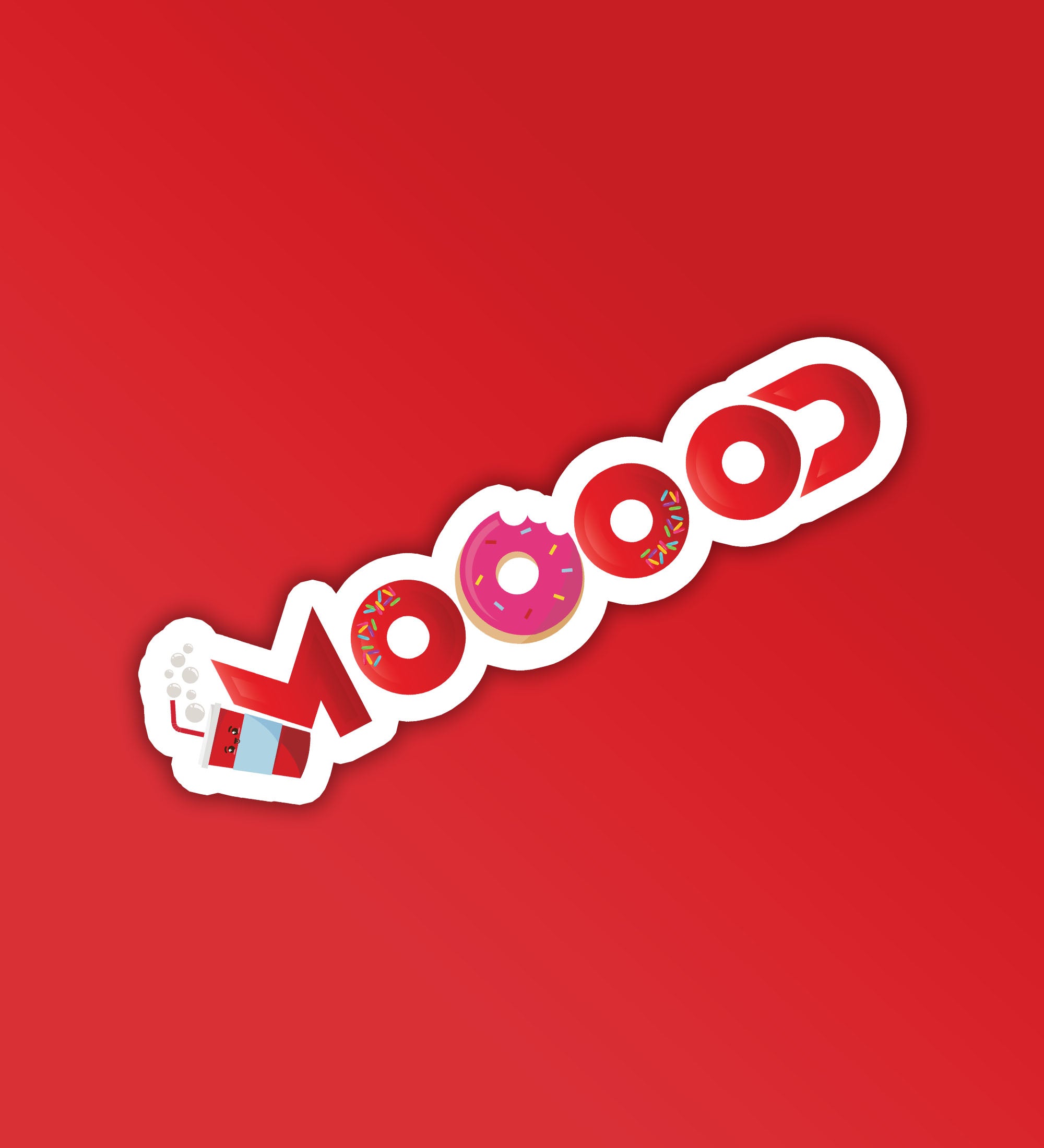 Mood For Food Laptop Mobile Stickers