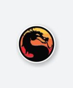 Mortal Kombat Dragon Sticker