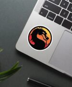 Mortal Kombat Dragon Sticker