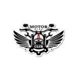 Motor Bike Club Sticker