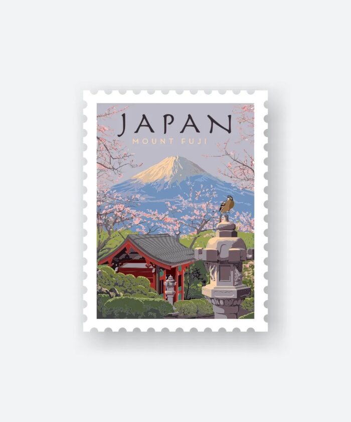 Mount Fuji Japan Sticker