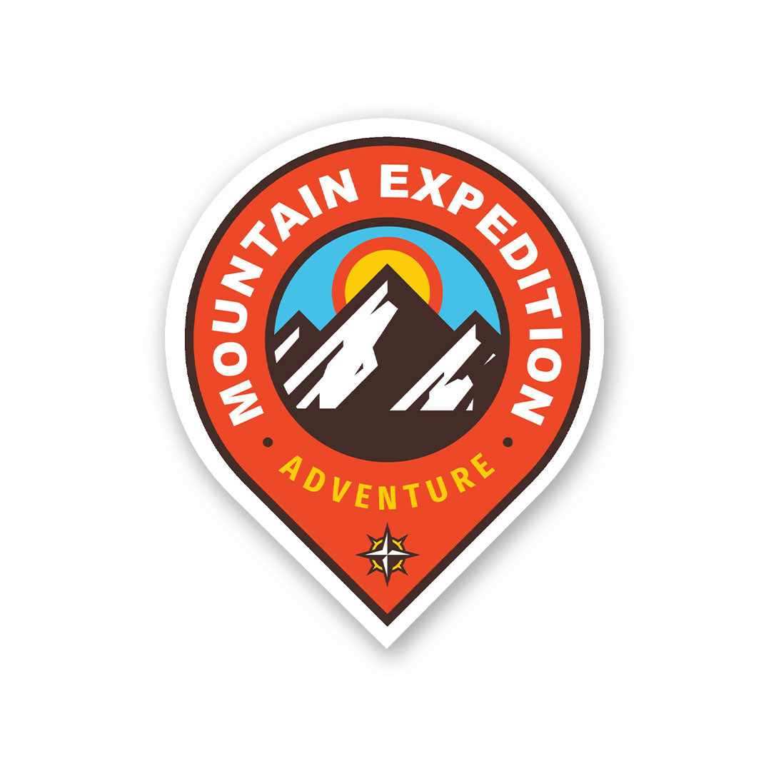 Mountain Expedition Sticker