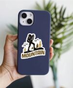 Mountain Trekking Sticker