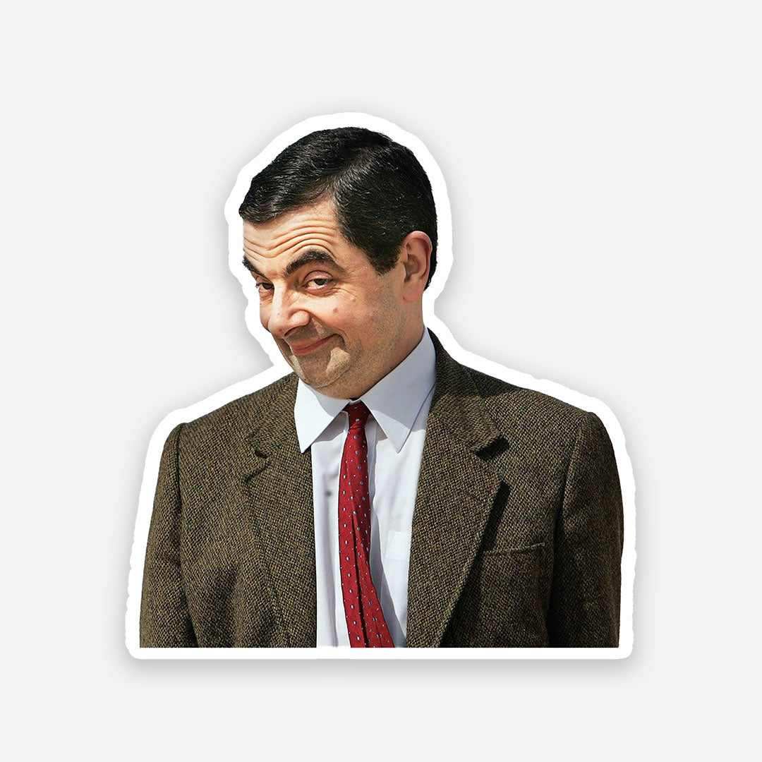Mr Bean Meme Face Sticker