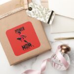 Mrs. Incredible Power Mom Square Sticker