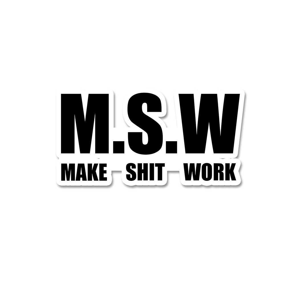 Msw Sticker Msw Sticker