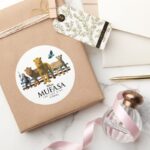 Mufasa Pride Lands Royal Family Classic Round Sticker