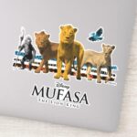 Mufasa Pride Lands Royal Family Sticker