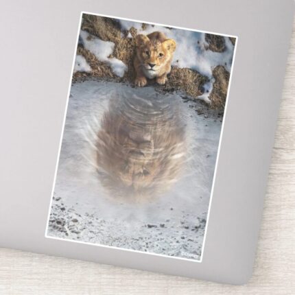 Mufasa Reflection Sticker