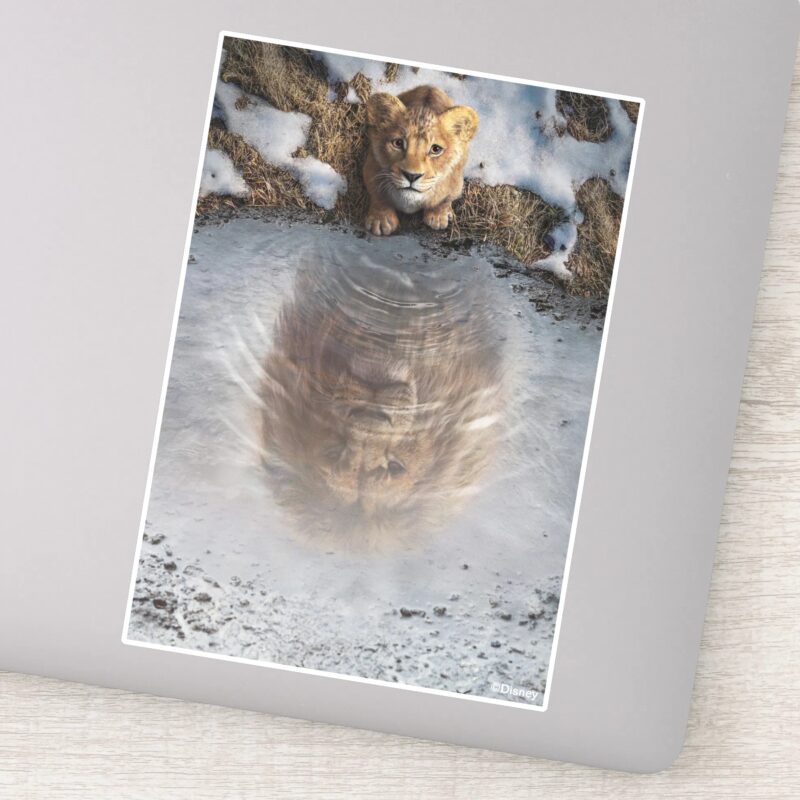 Mufasa Reflection Sticker