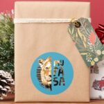 Mufasa Typography Classic Round Sticker