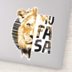 Mufasa Typography Sticker