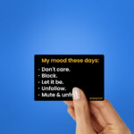 My Mood These Day Sticker
