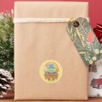 Mystery Machine Van Floral Graphic Classic Round Sticker