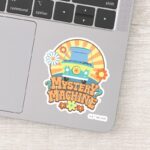 Mystery Machine Van Floral Graphic Sticker