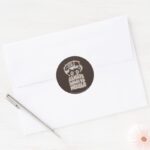 Mystery Machine Always Down To Meddle Classic Round Sticker