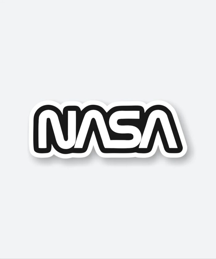 NASA Text Logo Sticker