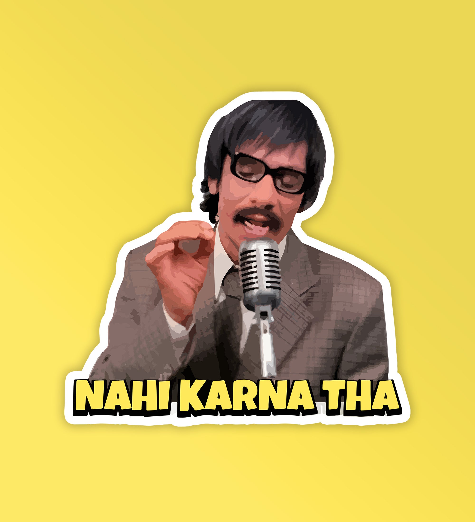 Nahi Karna Tha   Laptop Phone Sticker