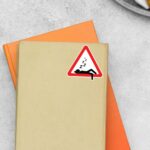 Nap Zone Ahead Witty Stickers