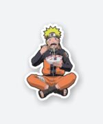 Naruto Eating Ramen Sticker
