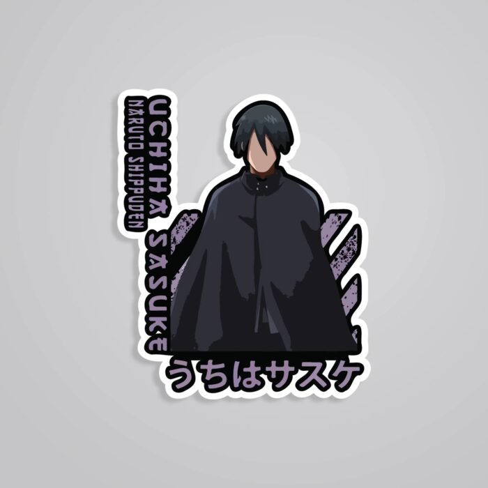 Naruto Shippuden Uchiha Sasuke Anime Stickers