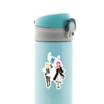 Natsu Lucy Happy Minimalist Anime Stickers