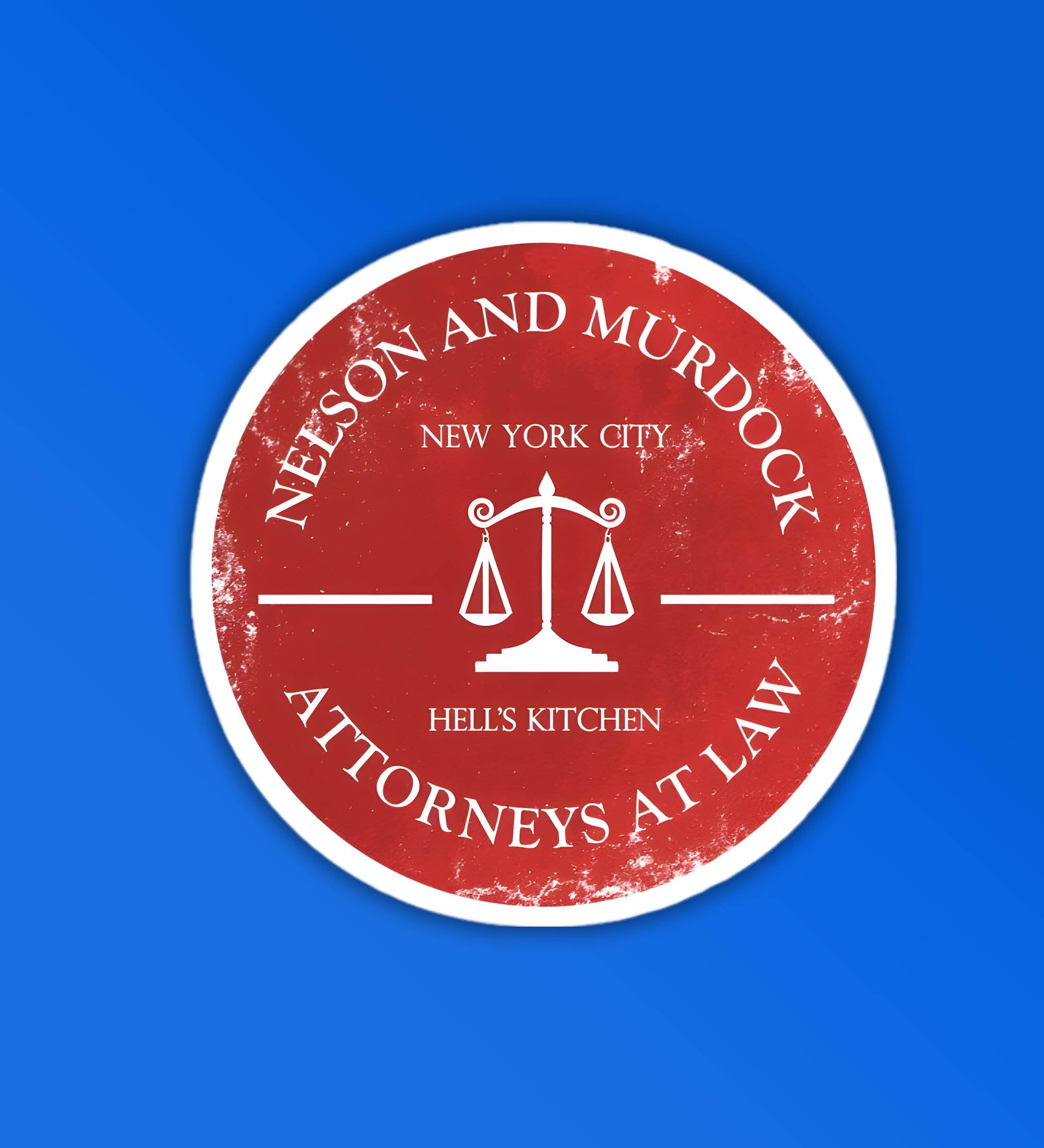 Nelson And Murdock   Laptop   Mobile Sticker