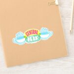Neon Central Perk Logo Sticker