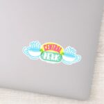 Neon Central Perk Logo Sticker